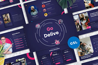 do powerpoint presentation, keynote, google slides, canva and pitch deck design