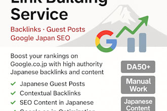 provide high authority japanese link building and guest post