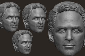 sculpt 3d bust model 3d head 3d statue 3d head bust 3d sculpting