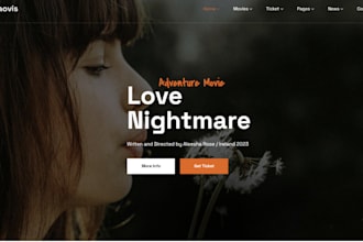 squarespace actor theater web cinema film website streaming influencer website