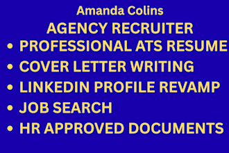 write resumes, cover letter for entry, mid, senior, c suite level professionals