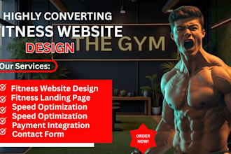 design a fitness gym health workout yoga website for coaches
