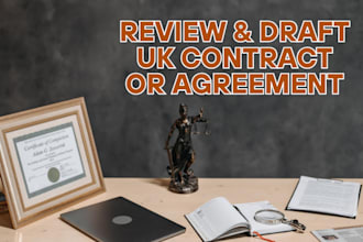 review edit and legally proofread your UK contract or agreement