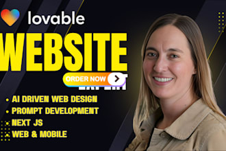build lovable responsive ai website and develop custom ai web app