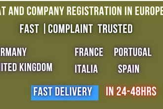 do company registration, vat in cyprus, malta, estonia latvia, germany poland uk