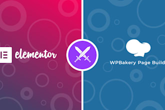 fix or redesign wordpress site with elementor, divi, wpbakery, avada or wix expe