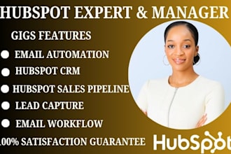 setup hubspot CRM sales pipeline email automation workflow