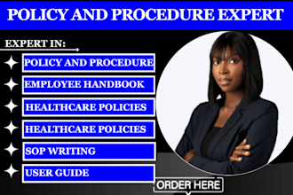 write custom company policies, HR manuals, sops, and employee handbooks