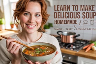 teach you how to make a simple yet delicious homemade soup