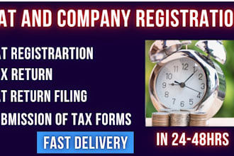 prepare and submit UK vat return, company accounts, self assessment