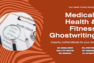 be your expert medical yoga health fitness ebook ghostwriter