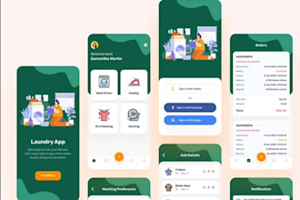 develop on demand laundry app, home service booking website, pickup delivery app