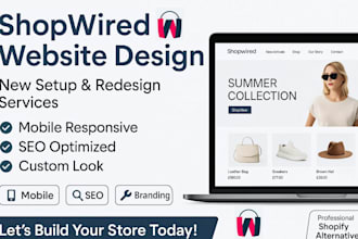 design shopware redesign shopwired ecommerce website