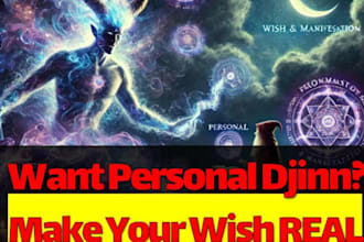 cast strong wish spell personal djinn manifestation ultimate power  custom spell