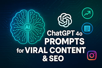 create powerful chatgpt 4o prompts for viral content and SEO