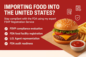 do fsvp evaluation and fda US agent service for foreign suppliers