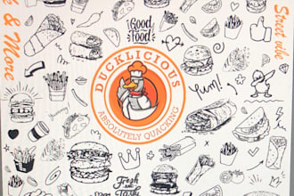 design custom doodle art, mural, decals, wallpapers