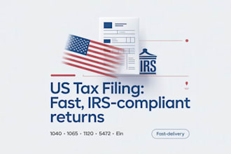 prepare and efile your 1040, 1065, or 1120 US tax returns fast and irs compliant