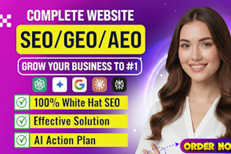 do on page GEO aeo SEO and technical optimization  for wordpress wix webflow