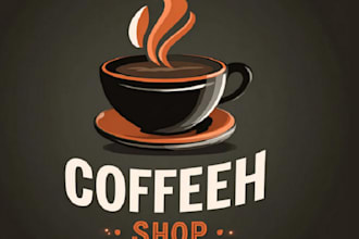 make design high quality coffee shop logo