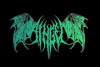 draw your thrash metal logo