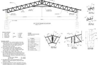 design and analysis steel structure with load calculation with staad pro