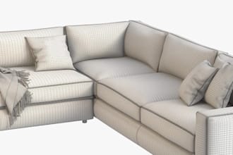 design your 3d furniture models sofas, chairs, coffee tables cabinet and render