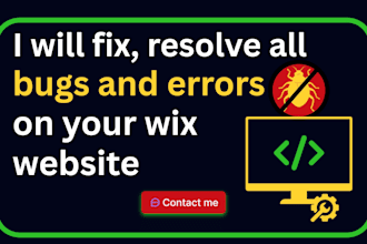 fix all velo bugs on wix website redesign custom code build customize pages