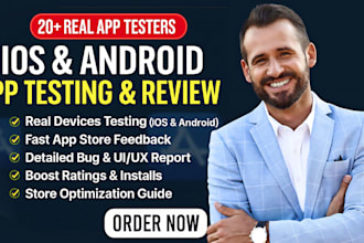 provide 12 to 20 testers for google play console closed testing, android app