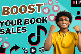 do book promotion, booktok video ads, for amazon KDP, tiktok book promotion