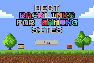 get top google serp rankings with high authority backlinks for gaming websites