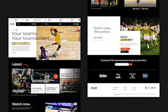 build football website soccer website soccer academy website tournament website