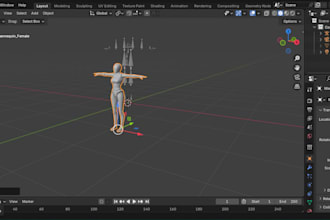 create custom high quality 3d characters, rigging and animation for second life