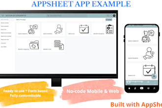 build a custom business app with appsheet