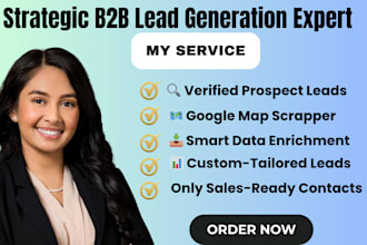 do targeted b2b lead generation google map scrapper data enrichment extraction