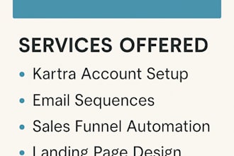 be your expert kartra virtual assistant