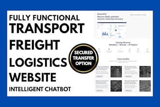 develop a cargo smart logistics website