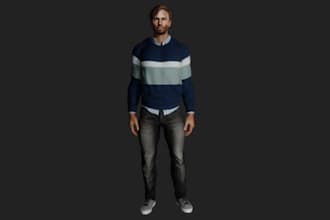 human image 3d model,3d metahuman avatar animation,humanoid, nsfw model, cosplay