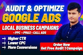 audit and optimize google ads for local business leads