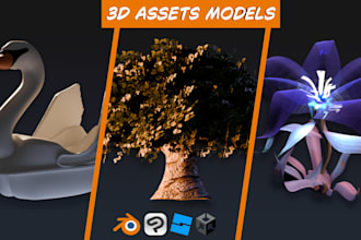 create custom 3d game assets for any game engine
