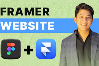 build, redesign framer website, figma to framer website, framer landing page