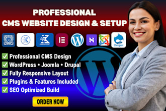 build responsive cms websites using wordpress joomla and wordpress drupal