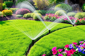 design irrigation plan, drainage, drip, sprinkler, site planning using autocad