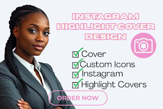 custom minimalist instagram highlight covers, your brand, brand icons with etsy