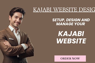 build kajabi website, design kajabi sales funnel landing page, online course