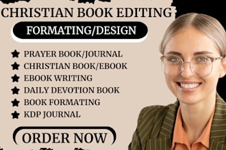 edit design format christian ebook daily devotion prayer journal christian book