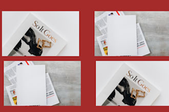 create professional magazine covers and layout designs for print or zoho