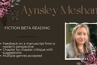 beta read your novel