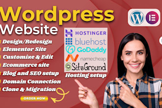 be your wordpress website designer and elementor pro landing page expert