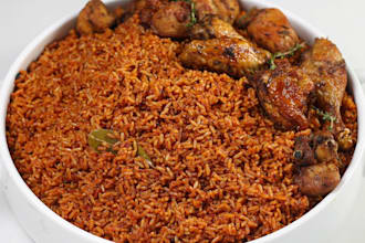 cook jollof rice for all family  and friends